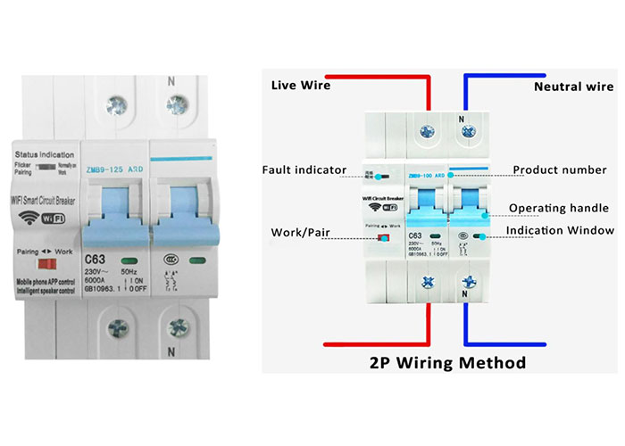 Espace Maison - Smart 80A Circuit Breaker