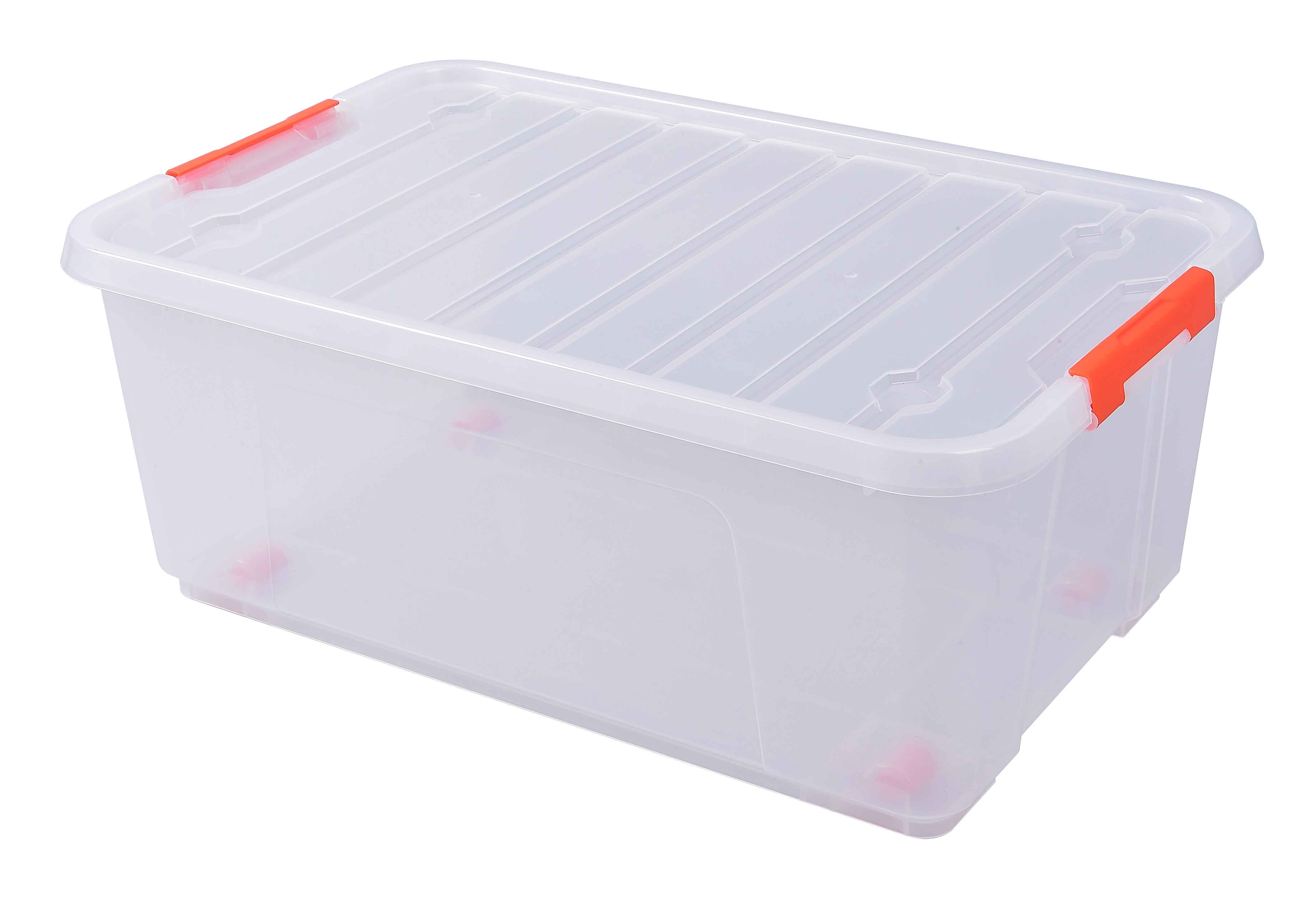 Espace Maison - Transparent storage box 35 litres